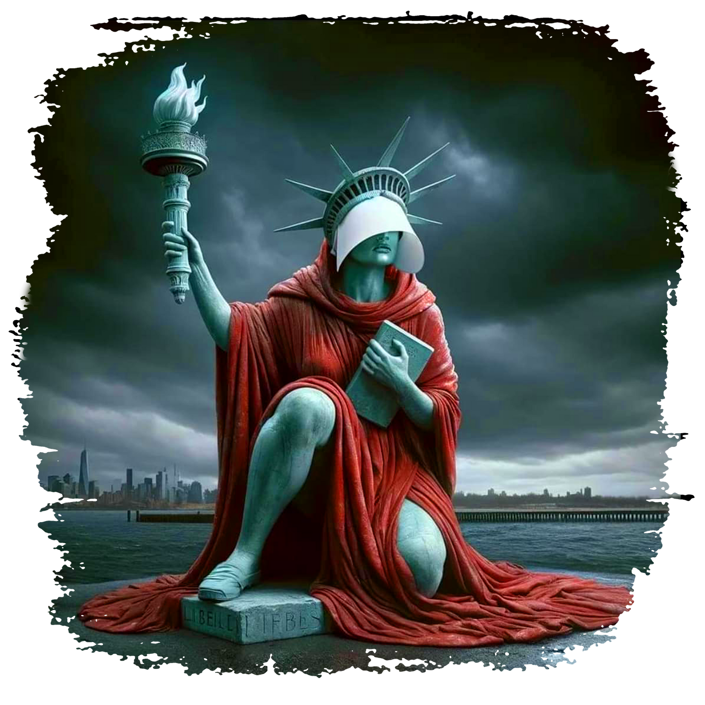 Kneeling Liberty